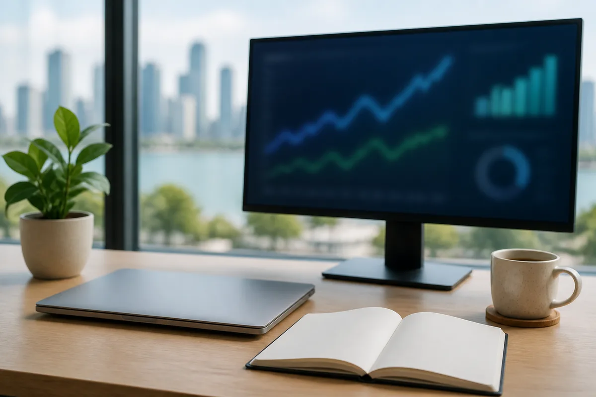 Interface de gestion de campagnes publicitaires avec indicateurs de performance